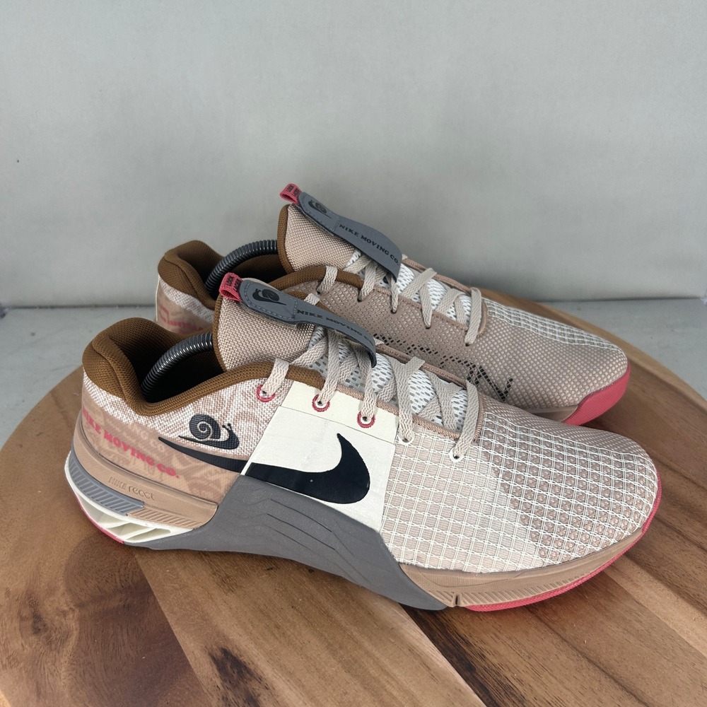 Nike Metcon 8 Nike Moving Co Hemp Sanddrift Mens Training Shoes DV1206-100 Sz 11
